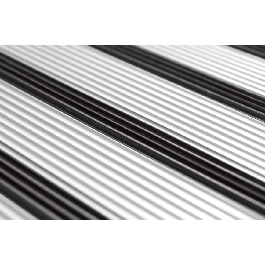 WENKO 601011100 - Scăriță ALU-DESIGN, 44 x 101 cm, argintiu/negru