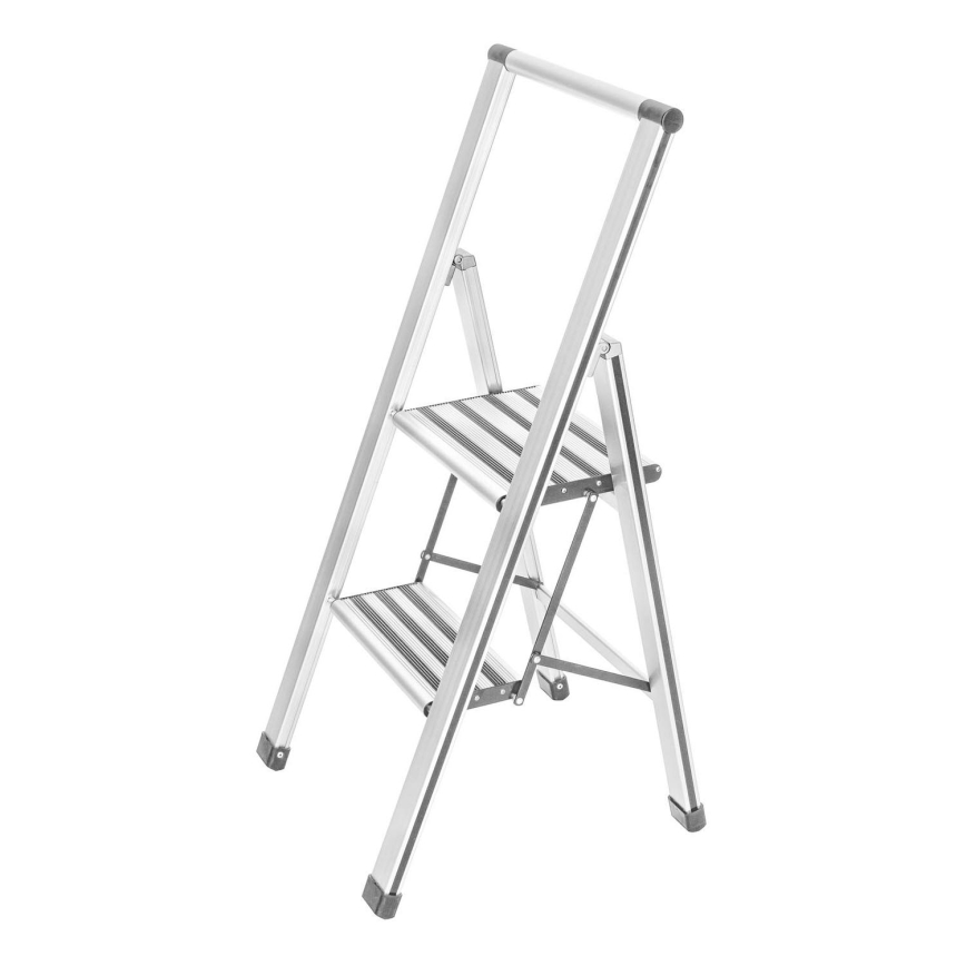 WENKO 601015100 - Scară ALU-DESIGN 44 x 101 cm, alb/gri