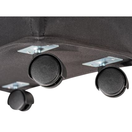 WENKO 69737800 - Coș de rufe CORNO, 18,5 x 60 cm, negru