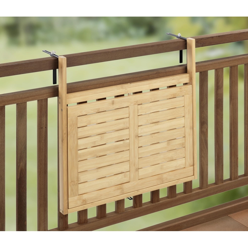 WENKO 69806800 - Masă WAIKIKI 64x65 cm alb/maro