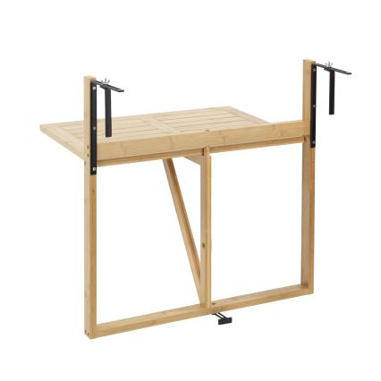 WENKO 69806800 - Masă WAIKIKI 64x65 cm alb/maro