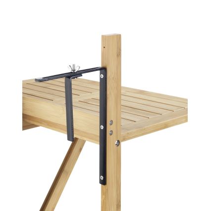 WENKO 69806800 - Masă WAIKIKI 64x65 cm alb/maro