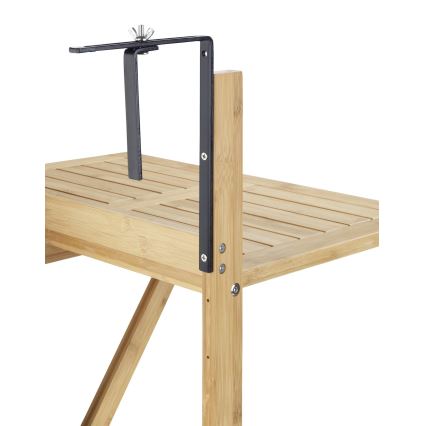 WENKO 69806800 - Masă WAIKIKI 64x65 cm alb/maro