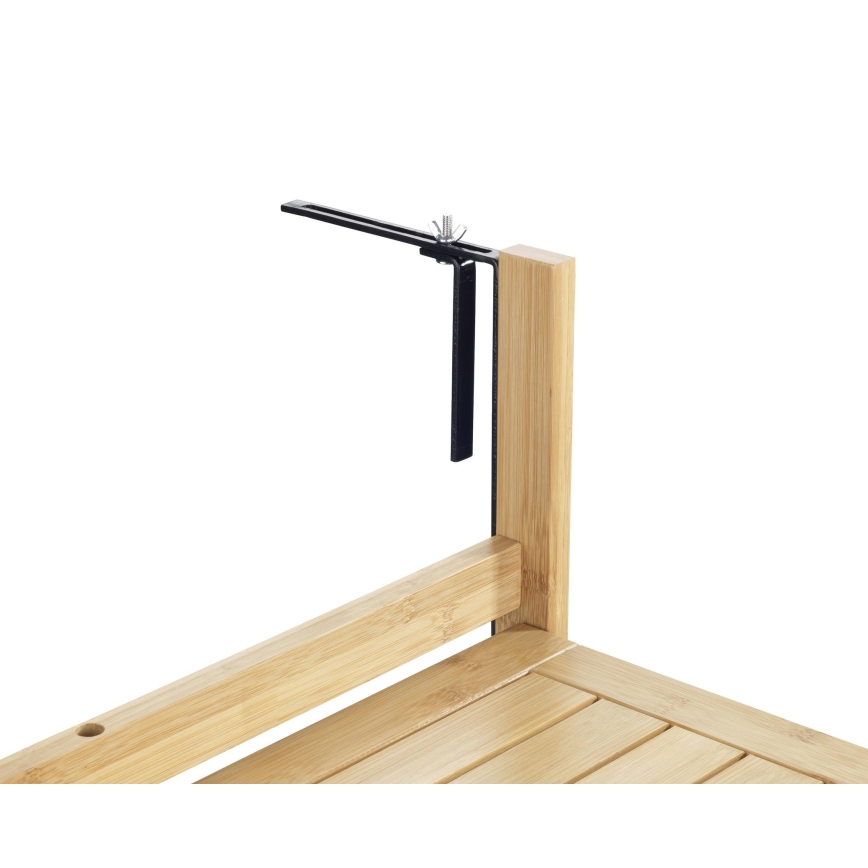 WENKO 69806800 - Masă WAIKIKI 64x65 cm alb/maro