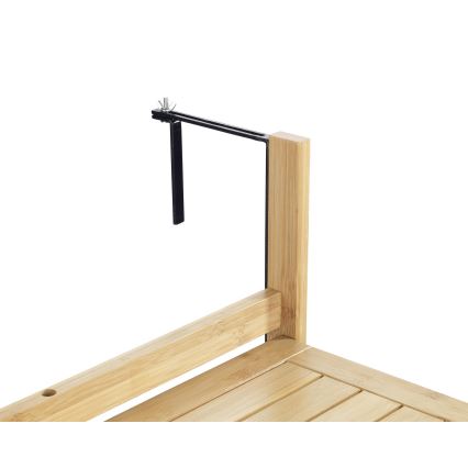 WENKO 69806800 - Masă WAIKIKI 64x65 cm alb/maro