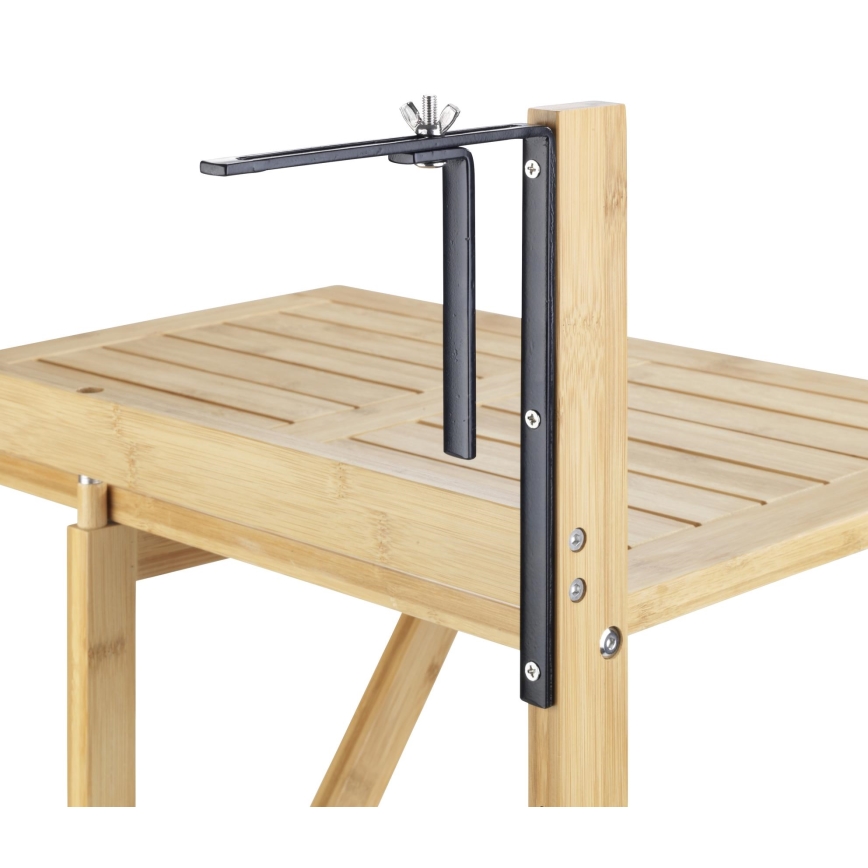 WENKO 69806800 - Masă WAIKIKI 64x65 cm alb/maro