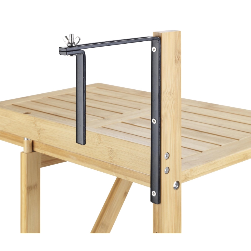 WENKO 69806800 - Masă WAIKIKI 64x65 cm alb/maro