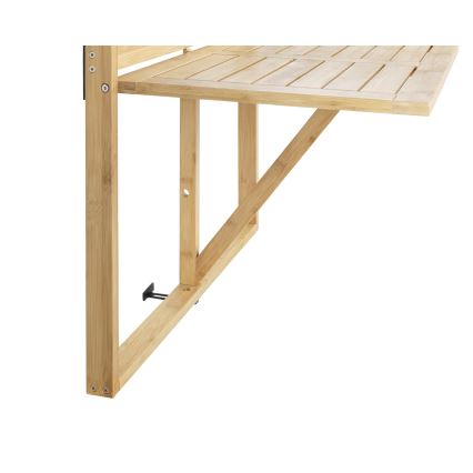 WENKO 69806800 - Masă WAIKIKI 64x65 cm alb/maro