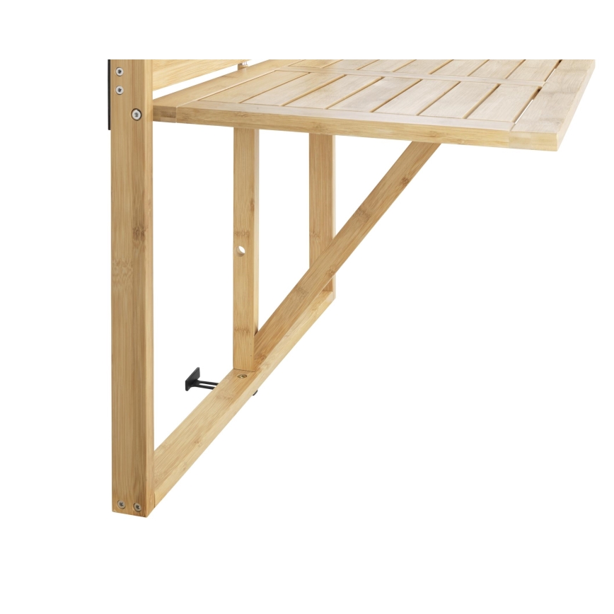 WENKO 69806800 - Masă WAIKIKI 64x65 cm alb/maro