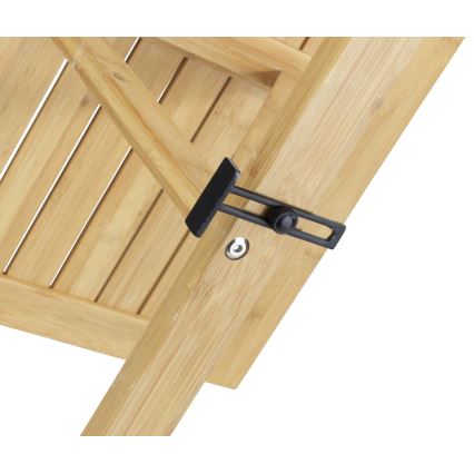 WENKO 69806800 - Masă WAIKIKI 64x65 cm alb/maro