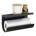 WENKO 71144800 - Suport pentru role JET 30x15 cm, negru