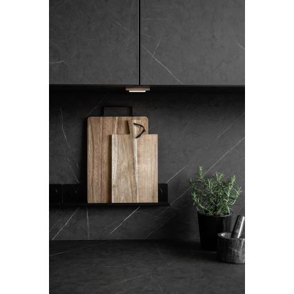 WENKO 71146800 - Set borcănașe pentru condimente JET, 40 x 7,5 cm, negru