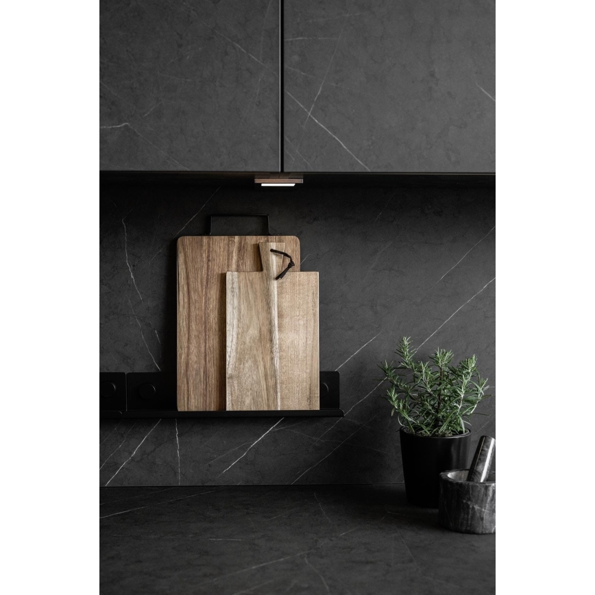 WENKO 71146800 - Set borcănașe pentru condimente JET, 40 x 7,5 cm, negru