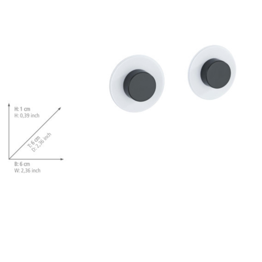 WENKO 71150800 – Adaptor JET 6x1,5 cm negru/transparent