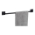 WENKO 71445800 - Bară pentru prosoape VACUUM-LOC QUADRO ED 60,5x6 cm negru