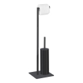 WENKO 71556800 - Set WC RECCO 20 x 71,5 cm, negru