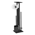 WENKO 71558800 - Set pentru WC DEBAR 21x70,5 cm inox/negru