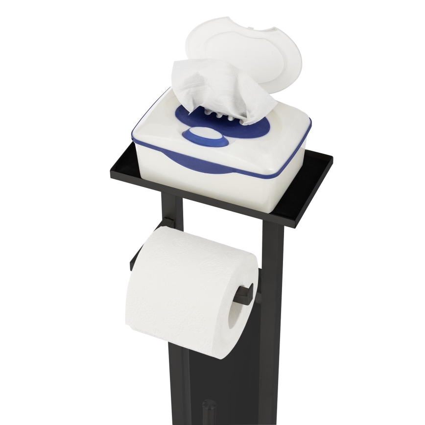 WENKO 71558800 - Set pentru WC DEBAR 21x70,5 cm inox/negru