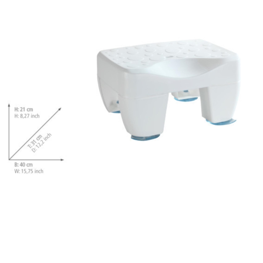 WENKO 73361100 - Scaun de baie SECURA 40x31 cm alb