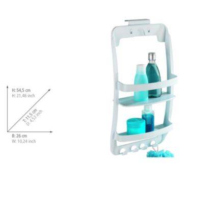 WENKO 8409100 - Etajeră UNIVERSAL 26 x 54,5 cm, albă