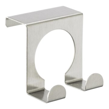 WENKO 8411100 - Cârlig 5x5 cm inox/argintiu