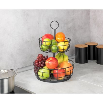 WENKO 88740800 - Coș LOFT 28x39 cm, negru