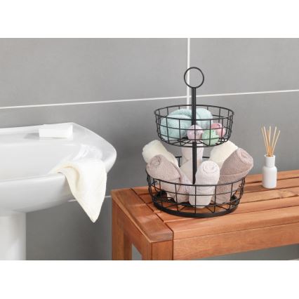 WENKO 88740800 - Coș LOFT 28x39 cm, negru