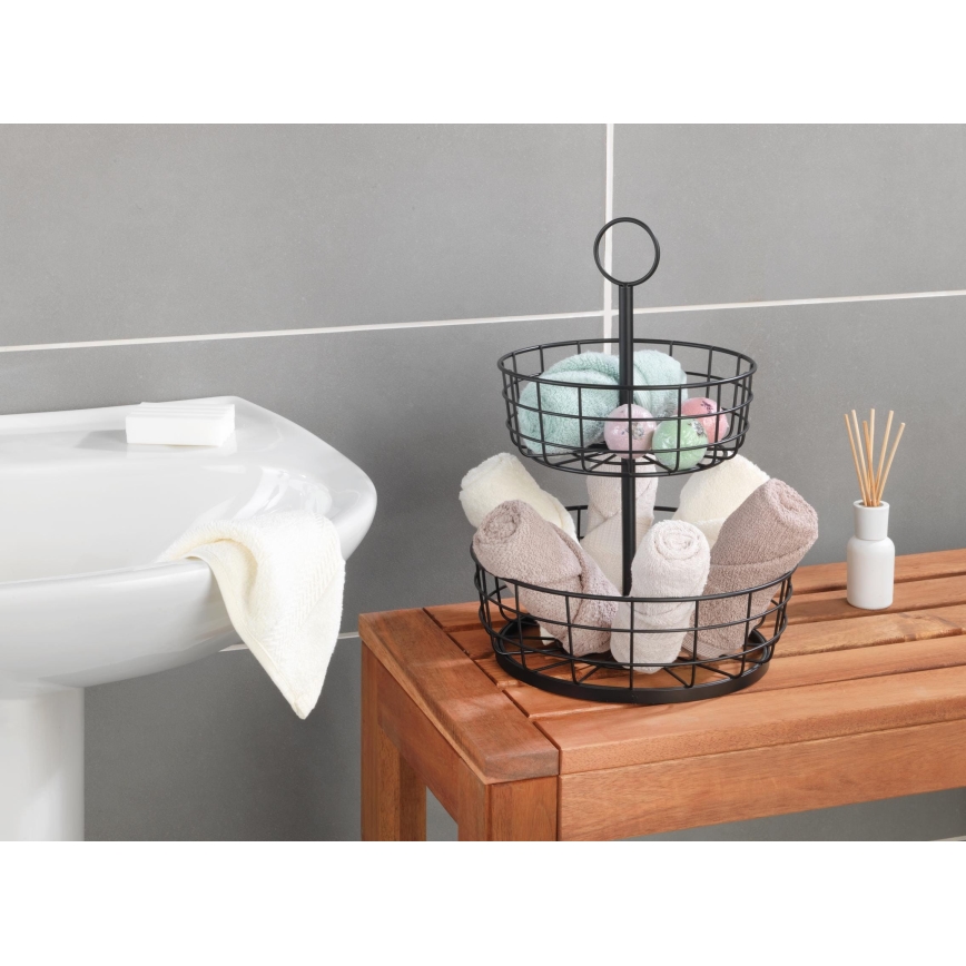 WENKO 88740800 - Coș LOFT 28x39 cm, negru