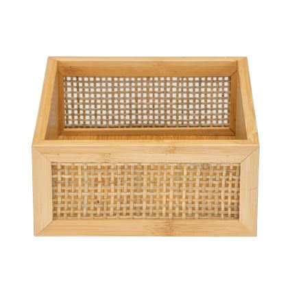 WENKO ALLEGRE - Tăviță pentru cadă 22x15 cm maro 25602100