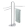 WENKO COSENZA 16610100 - Suport pentru prosoape 33 x 93,5 cm, crom lucios