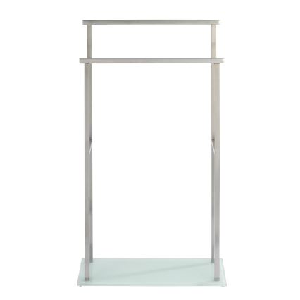 WENKO DEBAR Suport pentru prosoape, 20 x 83 cm, inox satinat, alb - 23438100