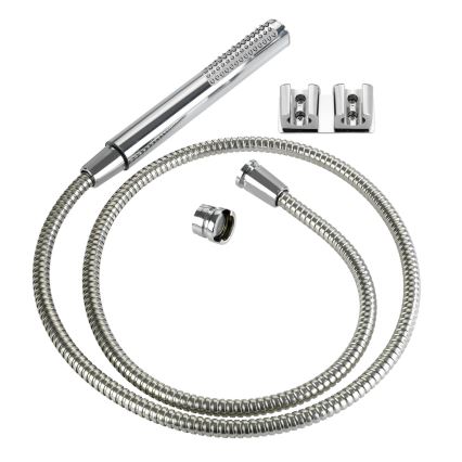 WENKO 81340100 - Duș DUO 170x2,7 cm crom lucios/argintiu/gri