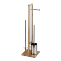 WENKO Perie WC RIVALTA 24391100, 18x70 cm, maro/alb/negru