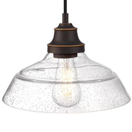 Westinghouse 6116640 - Lustră pe cablu IRON HILL 1xE27/60W/230V Ø 28 cm