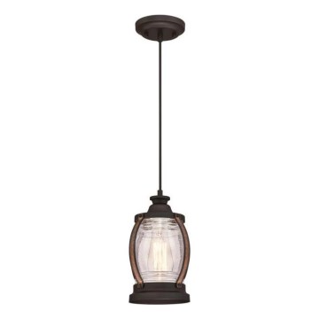 Westinghouse 6361740 - Lustru suspendat pe cablu CANYON 1xE27/60W/230V diam. 19 cm