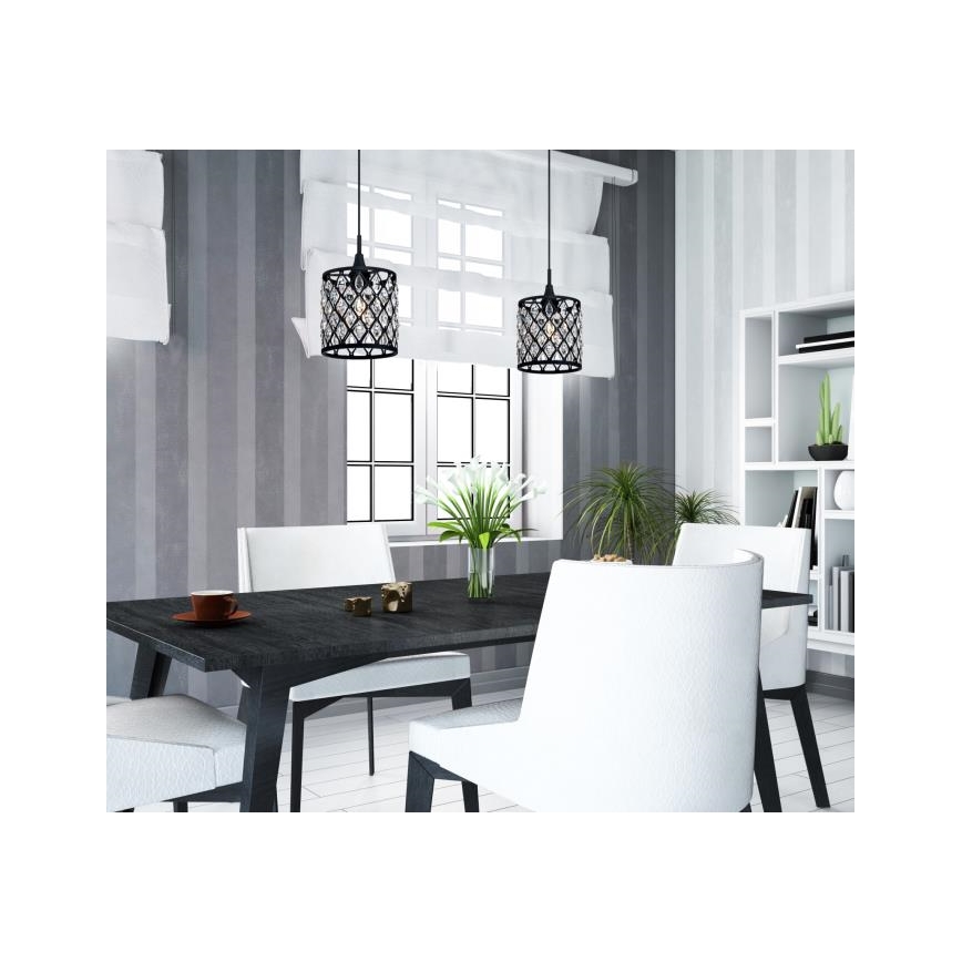 Westinghouse 6362740 - Lustră pe cablu WALTZ 1xE27/60W/230V diam. 19 cm