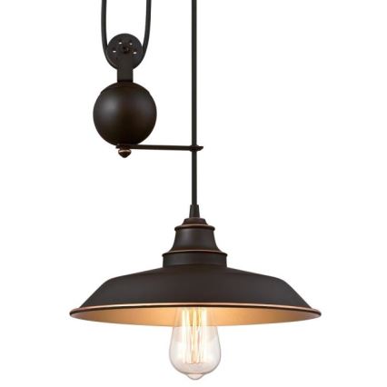 Westinghouse 6363240 - lustru LED suspendat pe cablu IRON HILL 1xE27/60W/230V diametru 31 cm
