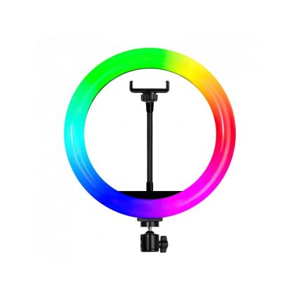 Winner Group - Lampă de podea LED RGB reglabilă cu trepied și suport pentru vlog LED/10W/5V