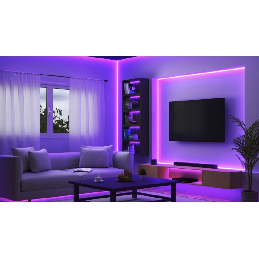 WiZ - Bandă LED RGB reglabilă 10m LED/12W/230V Wi-Fi