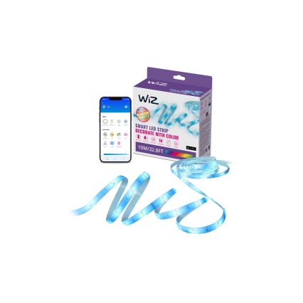 WiZ - Bandă LED RGB reglabilă 10m LED/12W/230V Wi-Fi