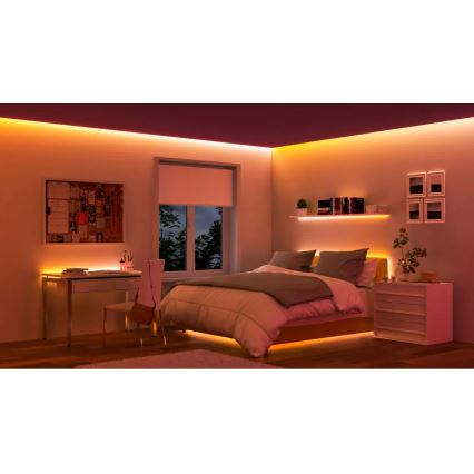 WiZ - Bandă LED RGBIC dimabilă 4m LED/10,2W/5V 2700-6500K Wi-Fi