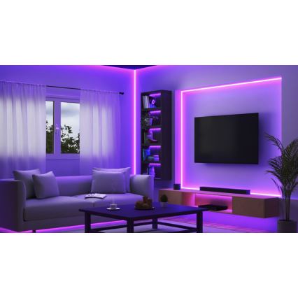 WiZ - Bandă LED RGBW reglabilă 4 m LED/6,5/230V 2700-6500K Wi-Fi