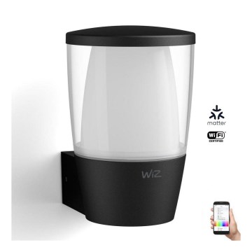 WiZ - Lampă de perete LED RGBW reglabilă pentru exterior ELPAS LED/8,5W/230V 2700–5000K IP44 Wi-Fi