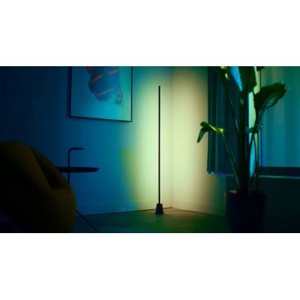 WiZ - Lampă de podea LED RGBIC reglabilă GRADIENT LED/9,7W/230V 2700-6500K Wi-Fi