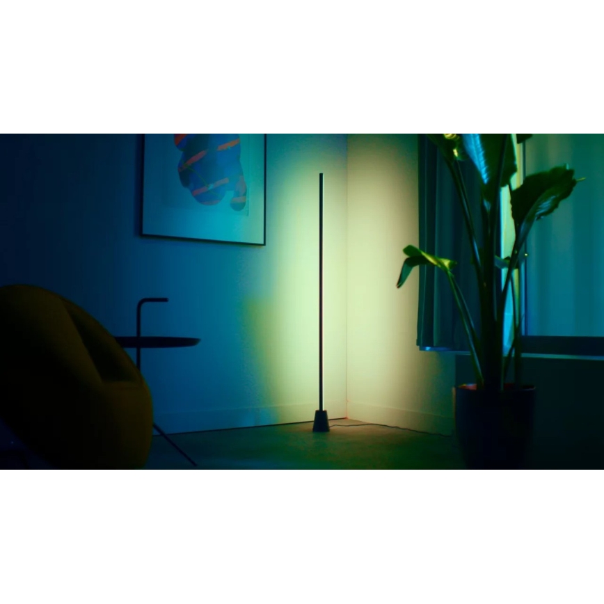 WiZ - Lampă de podea LED RGBIC reglabilă GRADIENT LED/9,7W/230V 2700-6500K Wi-Fi