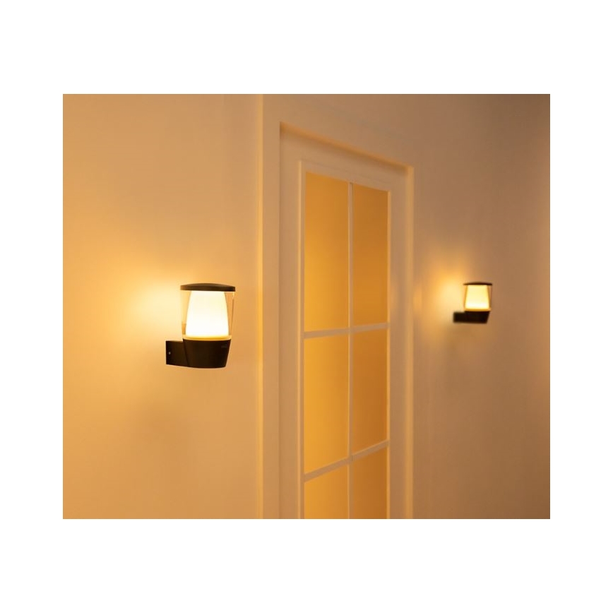 WiZ - Lampă de perete LED RGBW reglabilă pentru exterior ELPAS LED/8,5W/230V 2700–5000K IP44 Wi-Fi