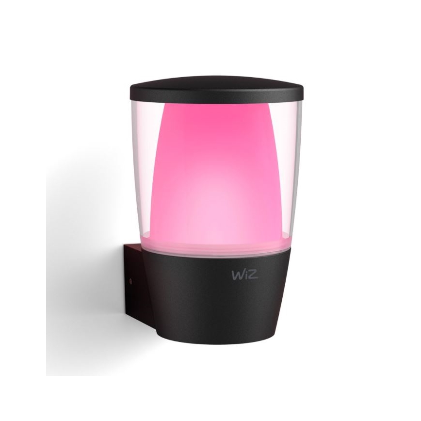 WiZ - Lampă de perete LED RGBW reglabilă pentru exterior ELPAS LED/8,5W/230V 2700–5000K IP44 Wi-Fi