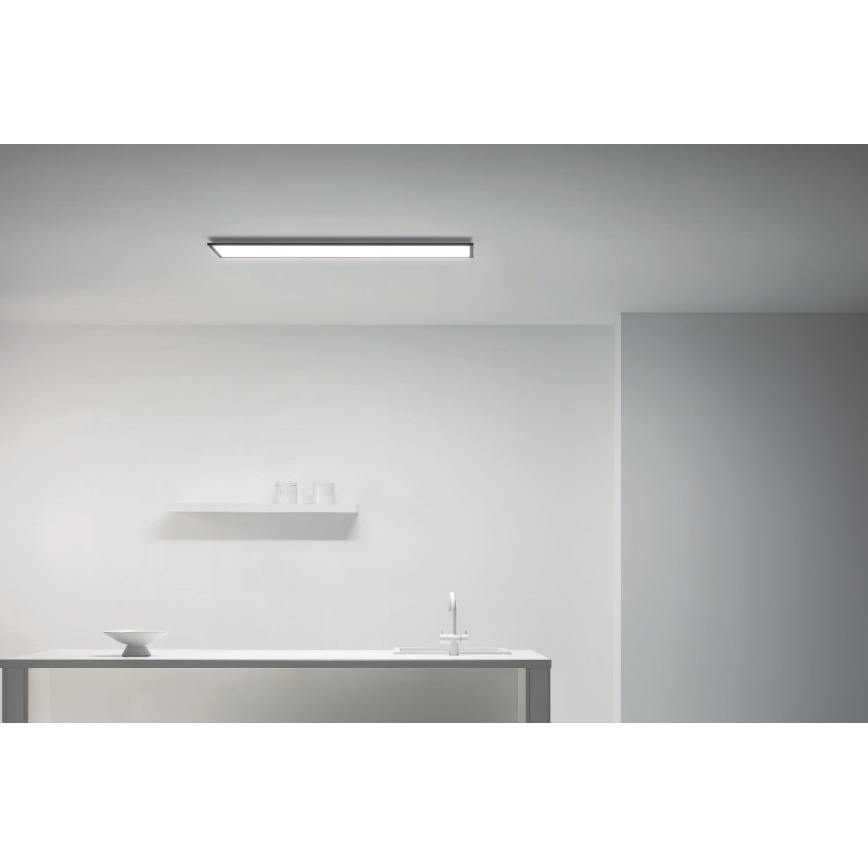 WiZ - Panou LED reglabil SUPERSLIM LED/36W/230V 2700-6500K Wi-Fi negru