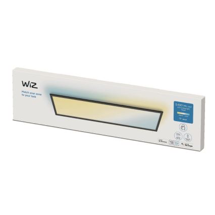 WiZ - Panou LED reglabil SUPERSLIM LED/36W/230V 2700-6500K Wi-Fi negru