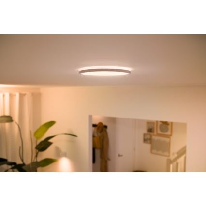 WiZ - Plafonier LED reglabil SUPERSLIM LED/22W/230V 2700-6500K Wi-Fi alb